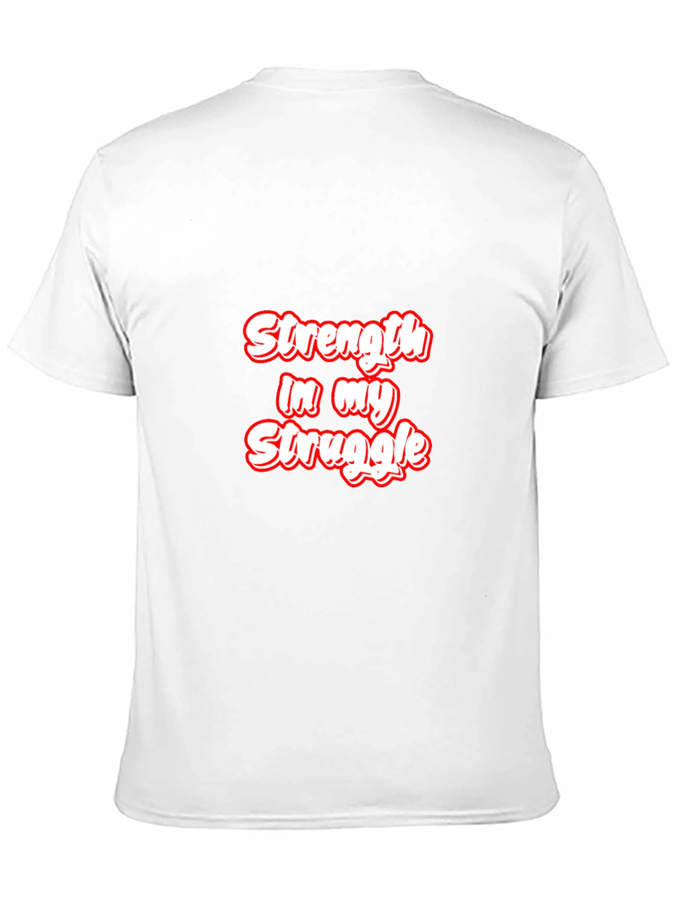 Strength in My Struggle Black Graphic Tee