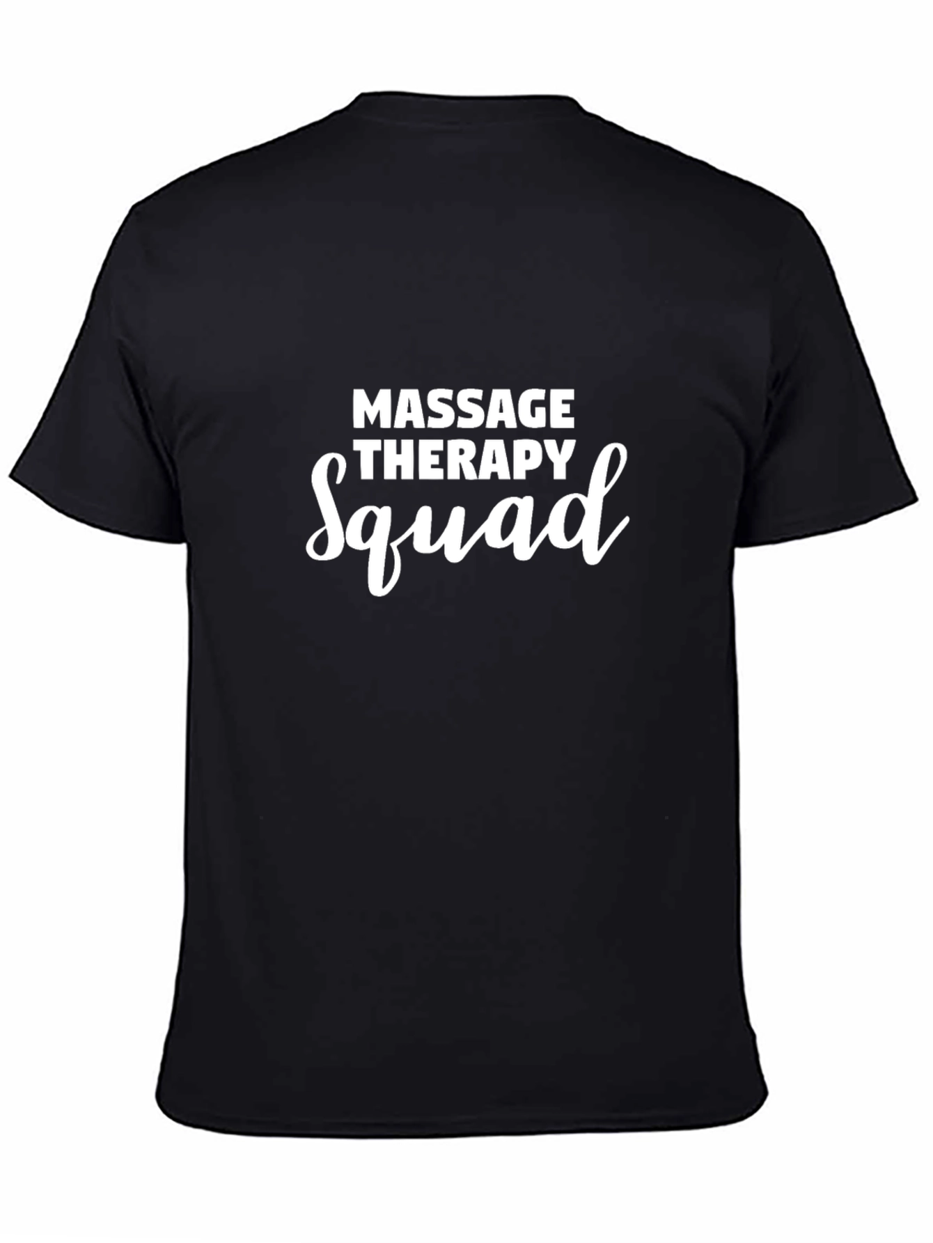 Massage Therapy Squad Black T-Shirt