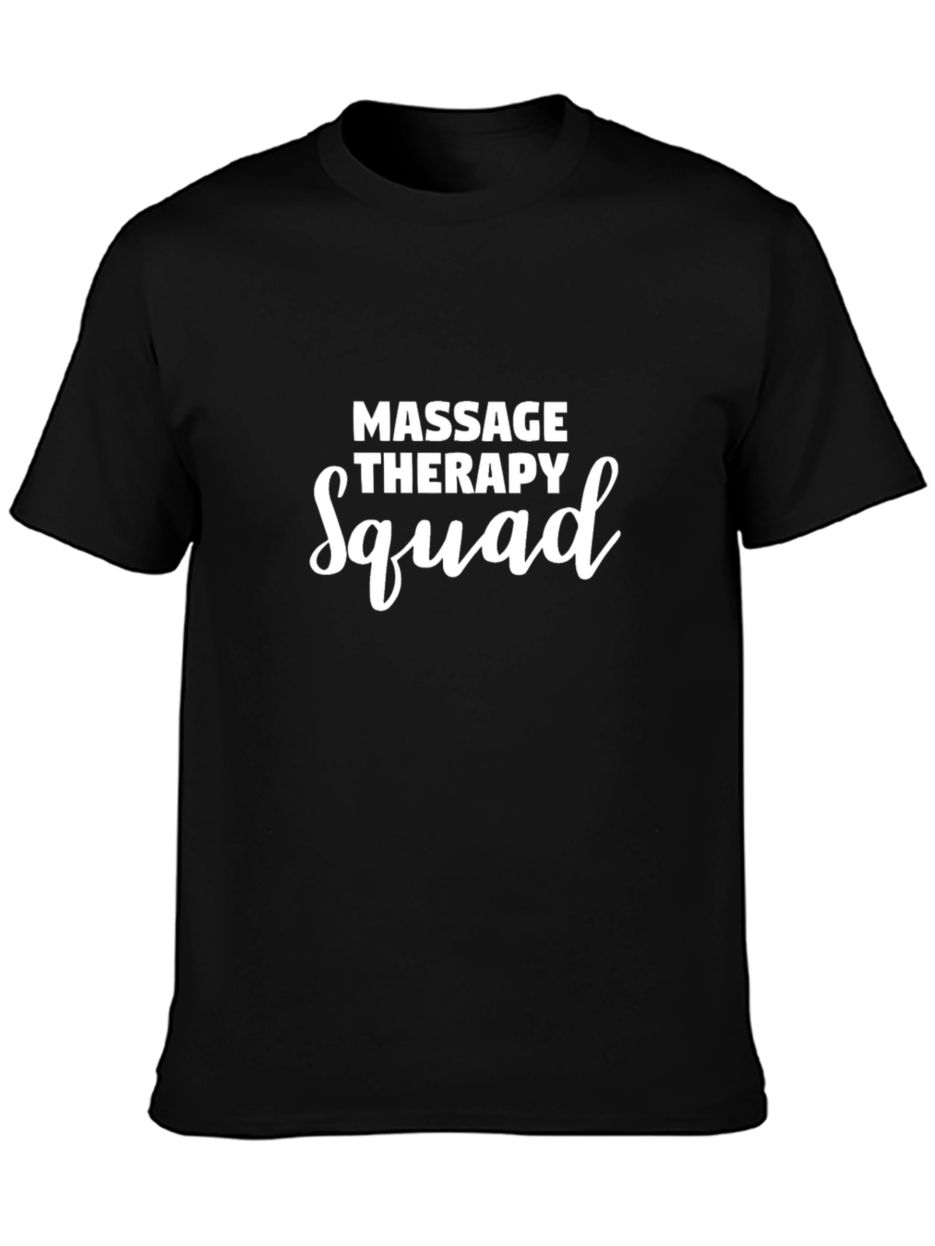 Massage Therapy Squad Black T-Shirt