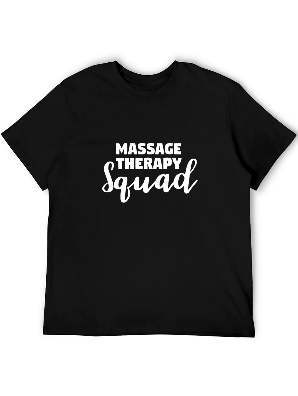 Massage Therapy Squad Black T-Shirt