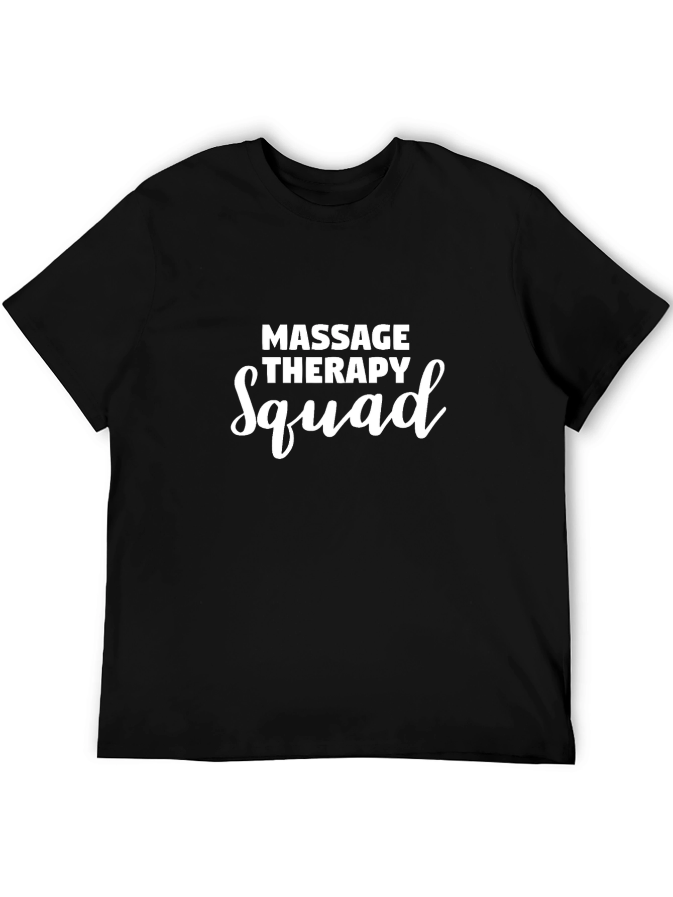 Massage Therapy Squad Black T-Shirt