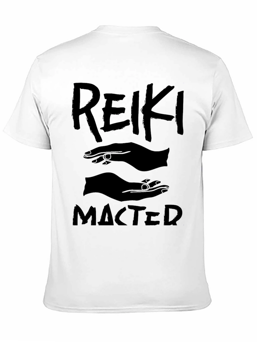 Reiki Master Black Graphic T-Shirt