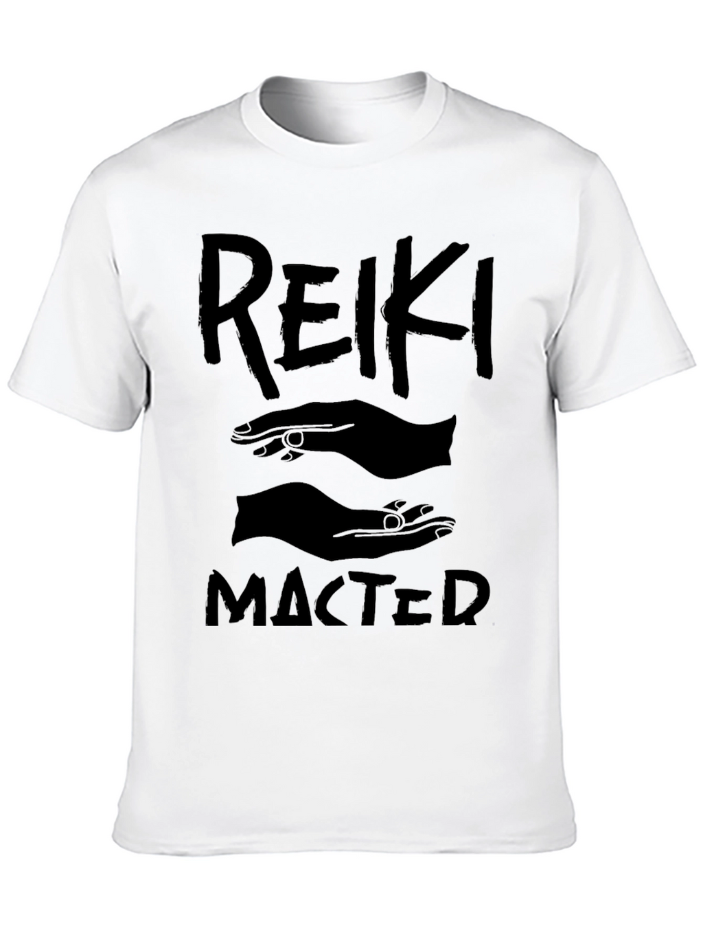 Reiki Master Black Graphic T-Shirt