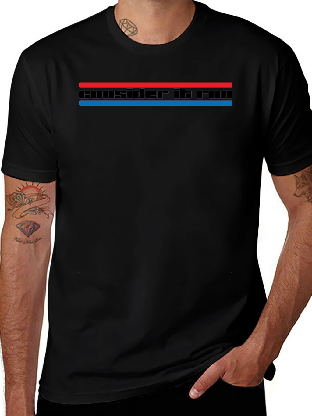 Consider It Run T-Shirt - Classic Retro Style Tee