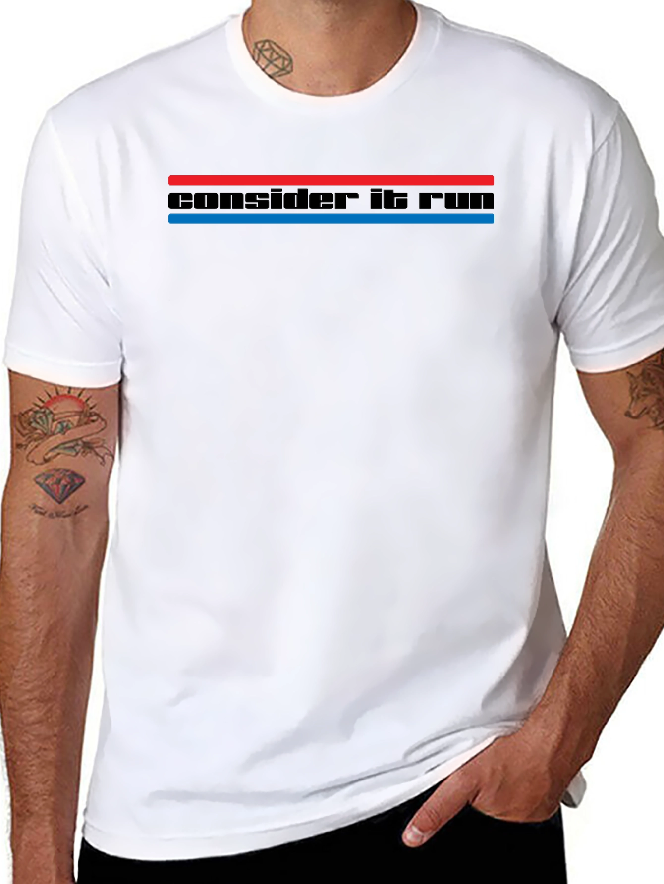 Consider It Run T-Shirt - Classic Retro Style Tee