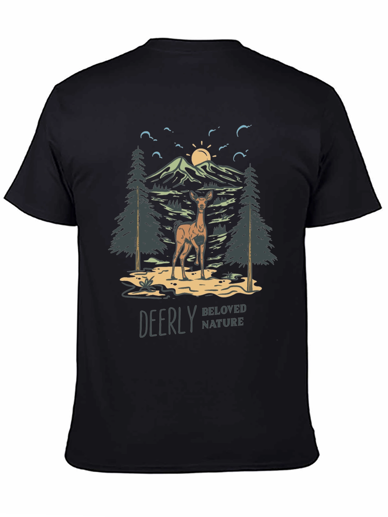 Deerly Beloved Nature Graphic T-Shirt