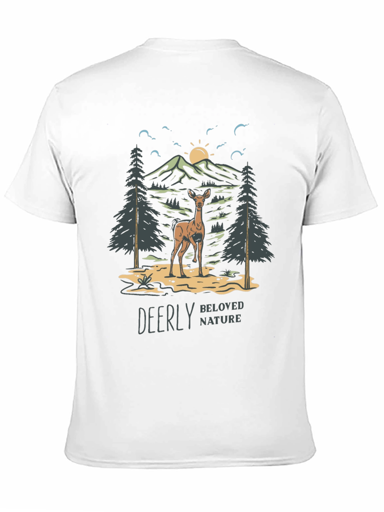 Deerly Beloved Nature Graphic T-Shirt