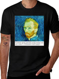 Van Gogh Quote T-Shirt - Artistic Portrait Tee