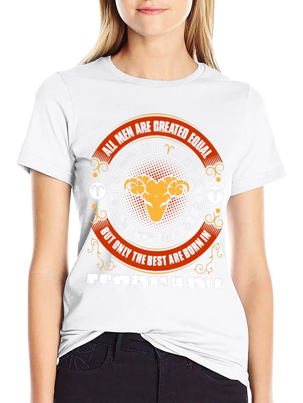 Born in February Zodiac T-Shirt