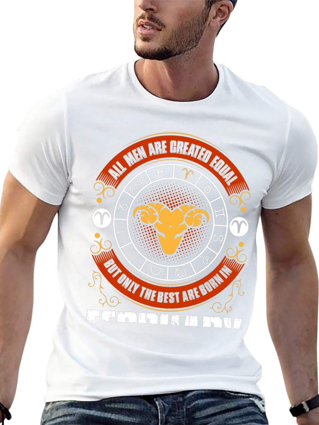 Born in February Zodiac T-Shirt