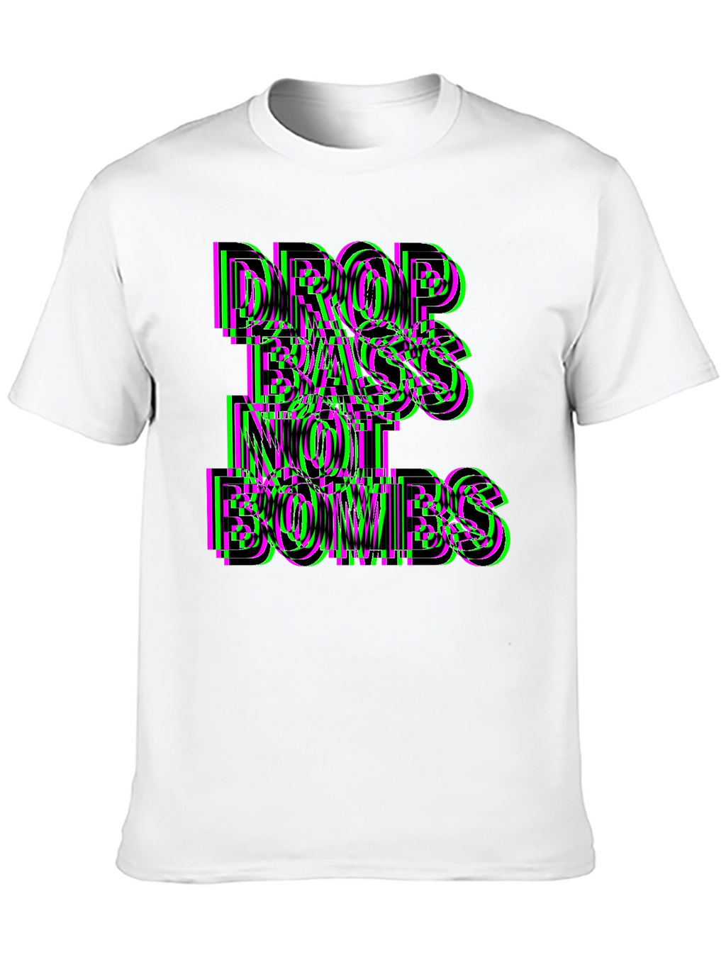 Drop Bass Not Bombs Graphic Tee