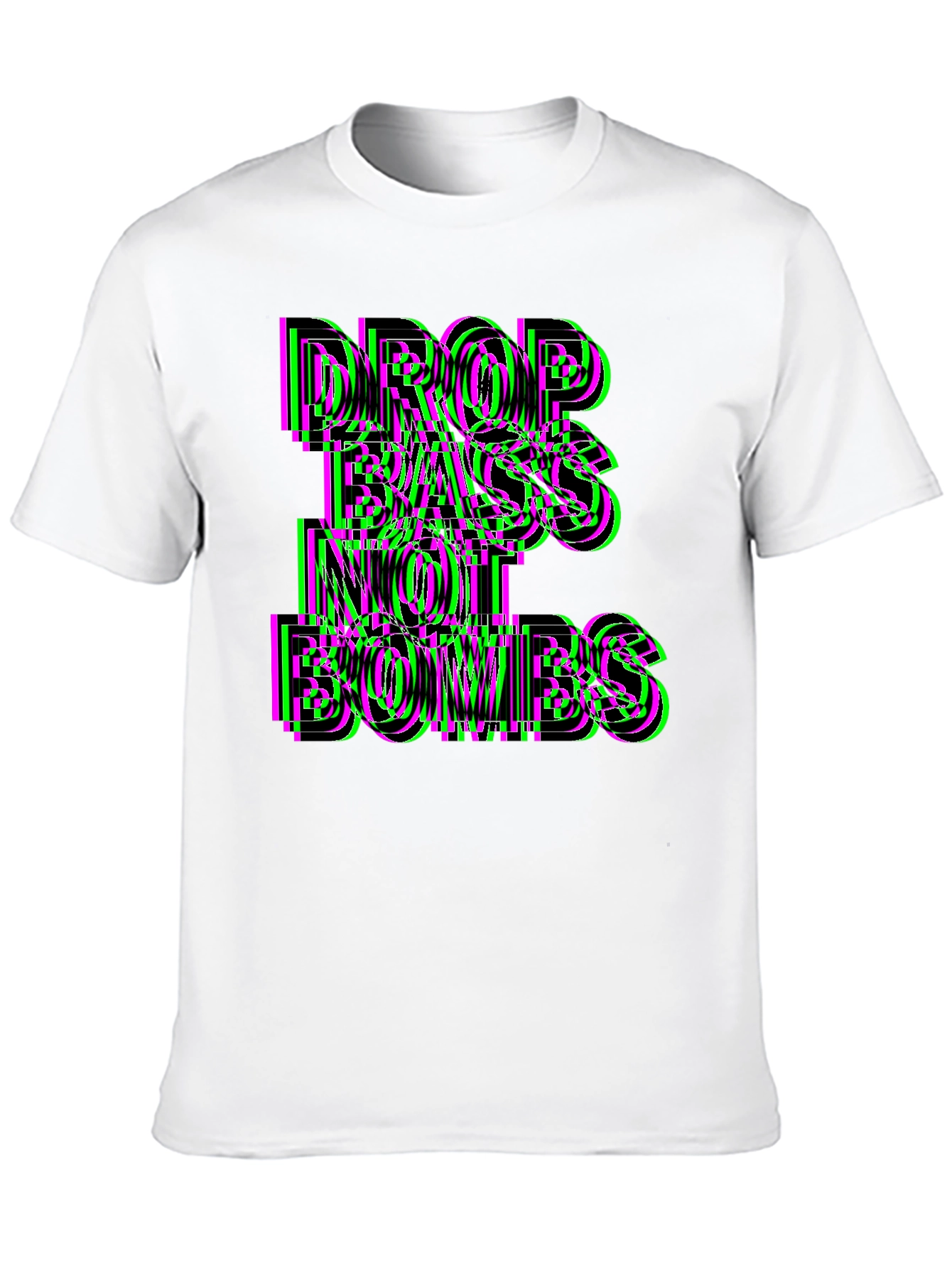 Drop Bass Not Bombs Graphic Tee