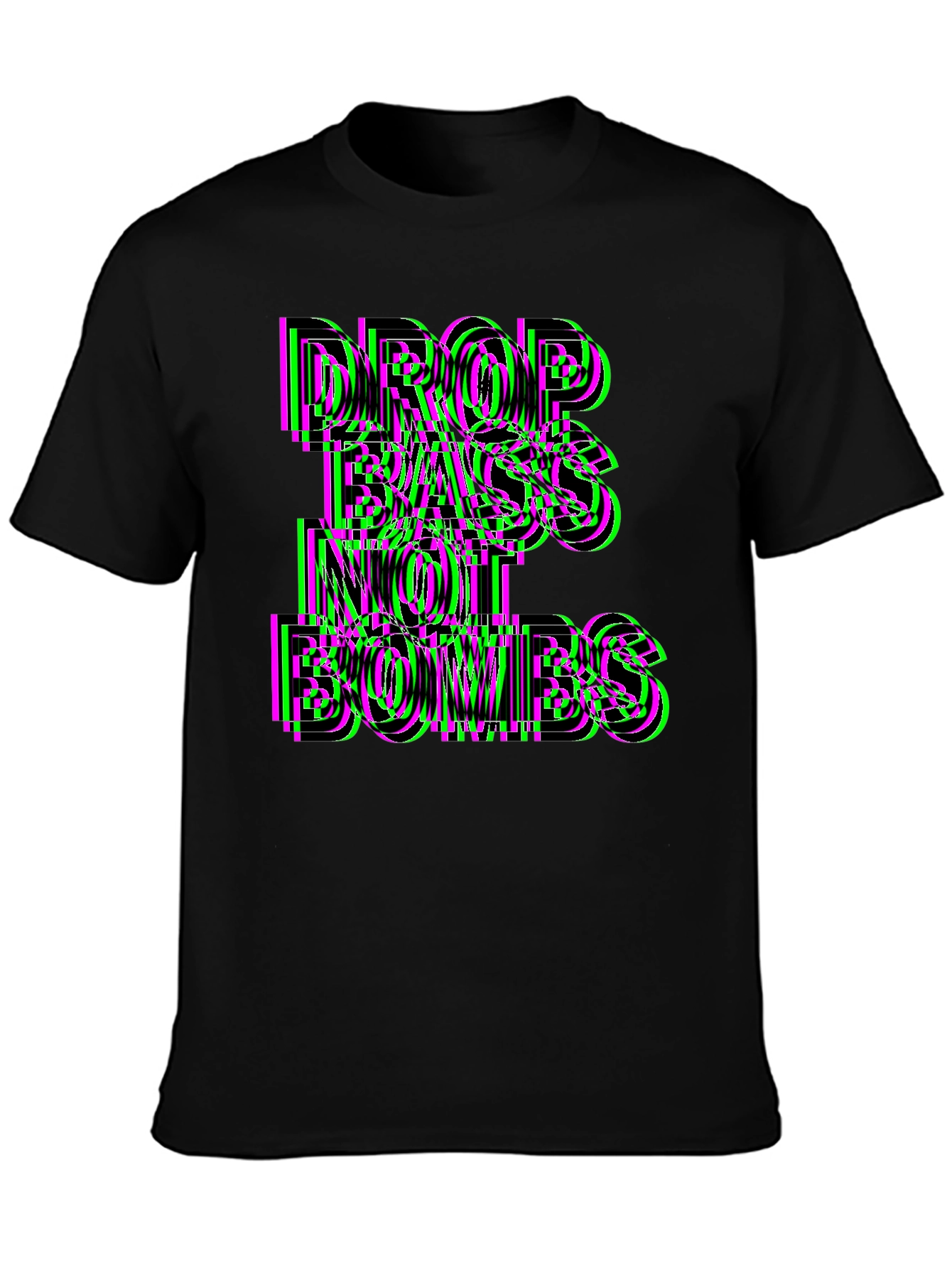 Drop Bass Not Bombs Graphic Tee