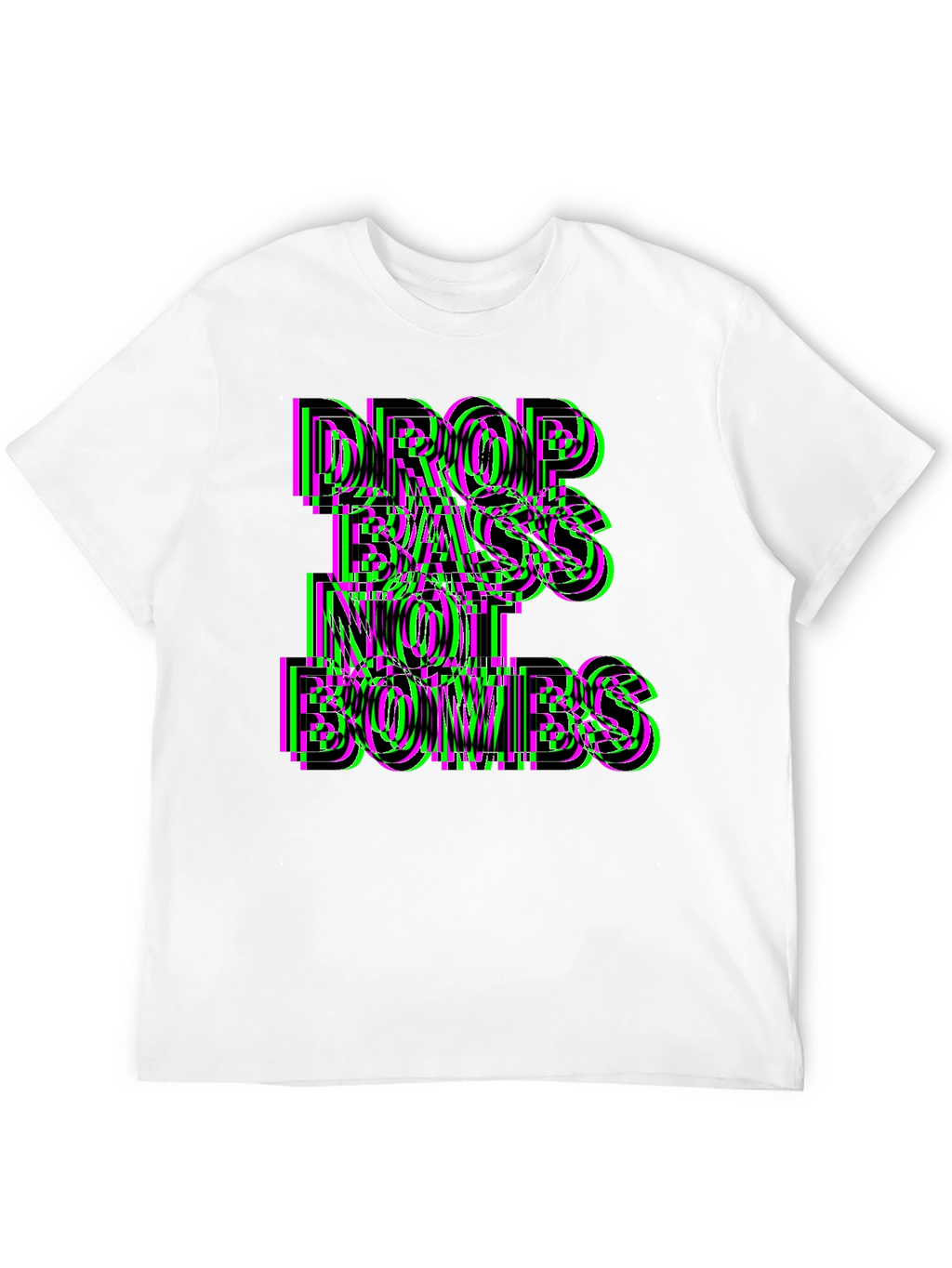 Drop Bass Not Bombs Graphic Tee