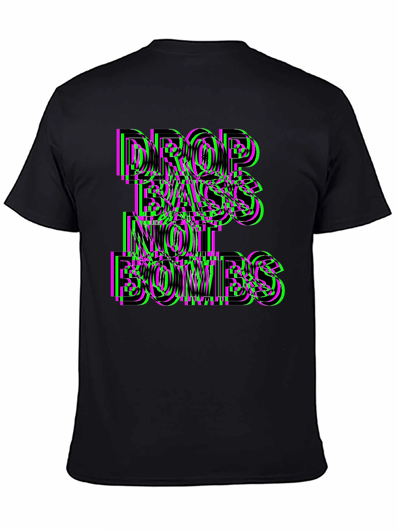 Drop Bass Not Bombs Graphic Tee