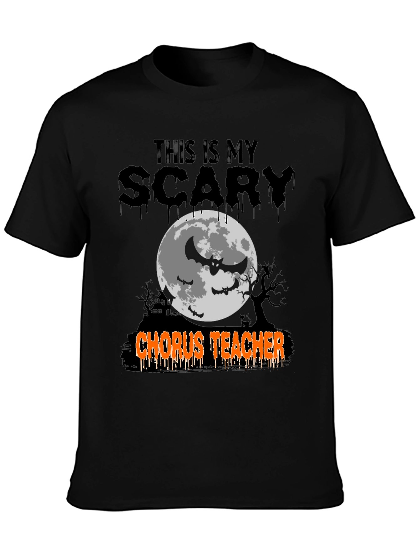Scary Chorus Teacher Halloween T-Shirt