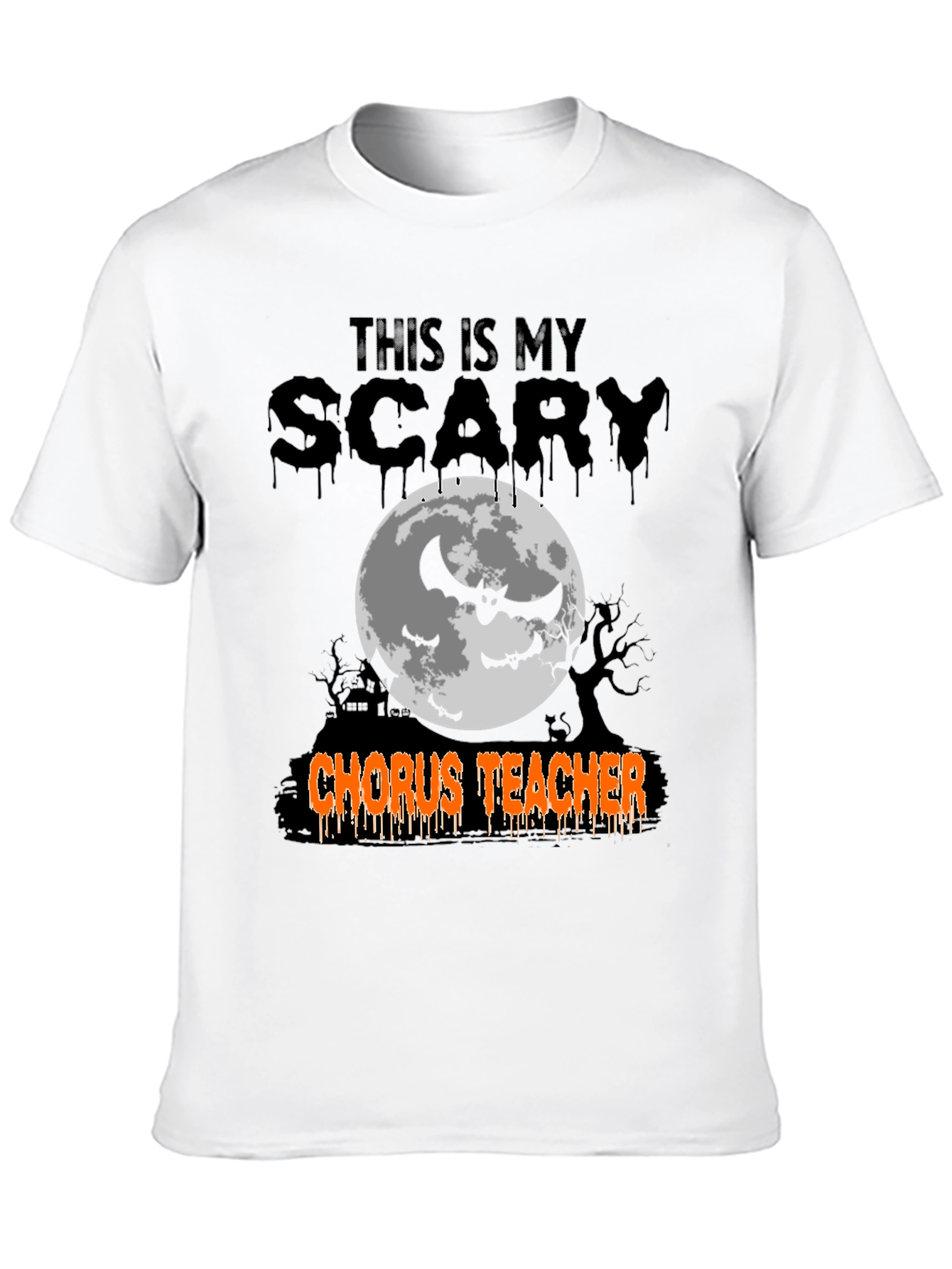 Scary Chorus Teacher Halloween T-Shirt