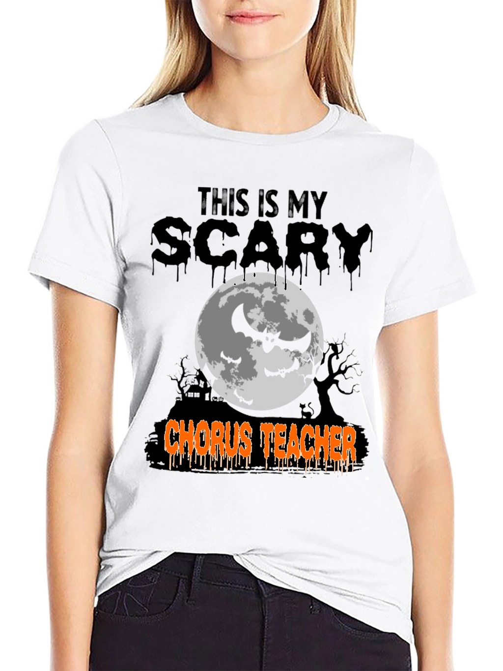 Scary Chorus Teacher Halloween T-Shirt