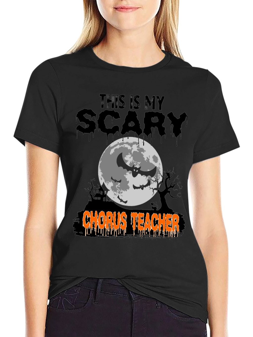Scary Chorus Teacher Halloween T-Shirt