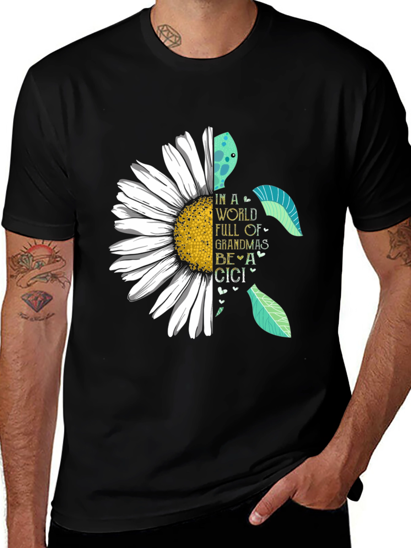 Turtle Sunflower Cici T-Shirt