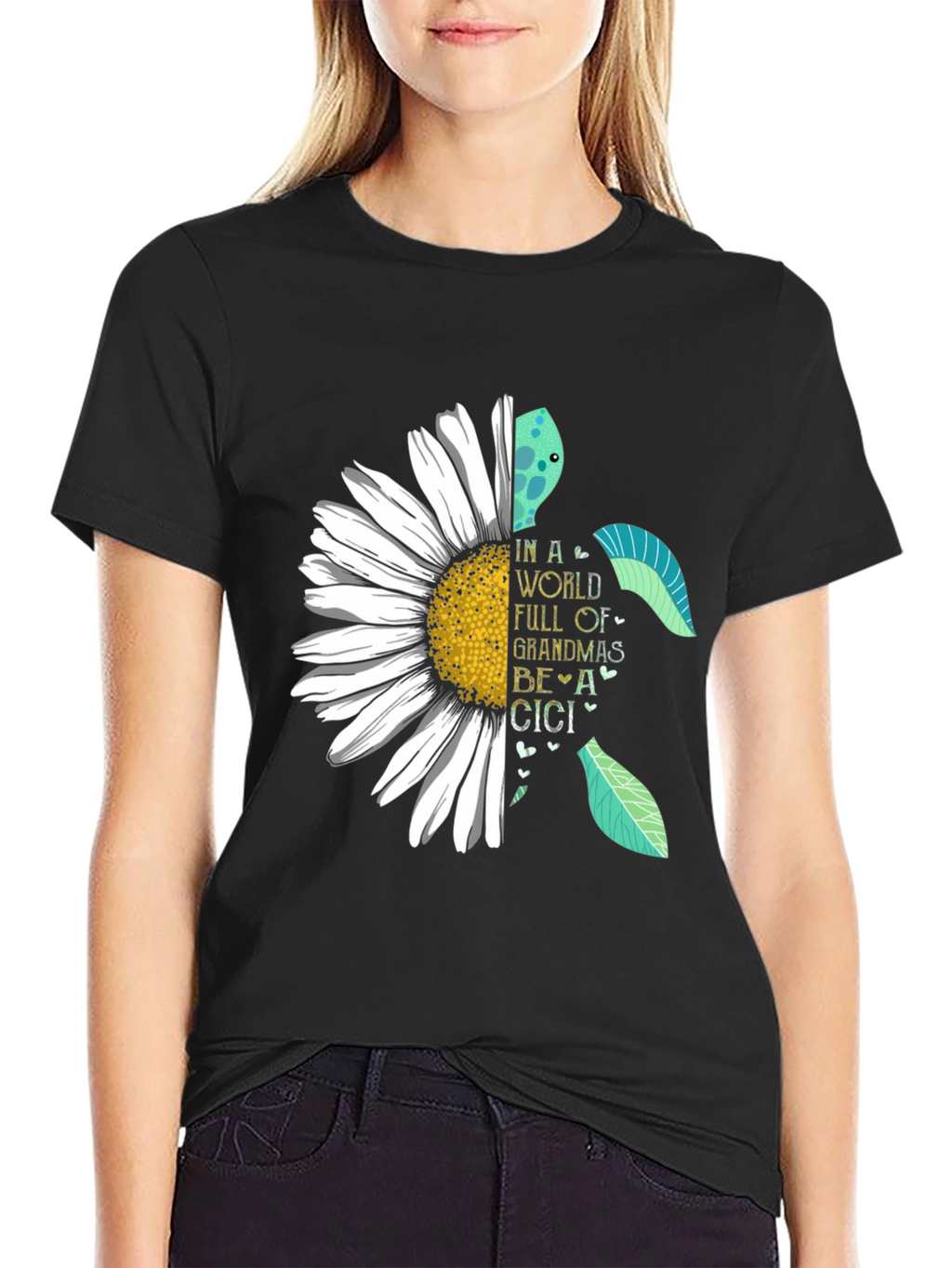 Turtle Sunflower Cici T-Shirt