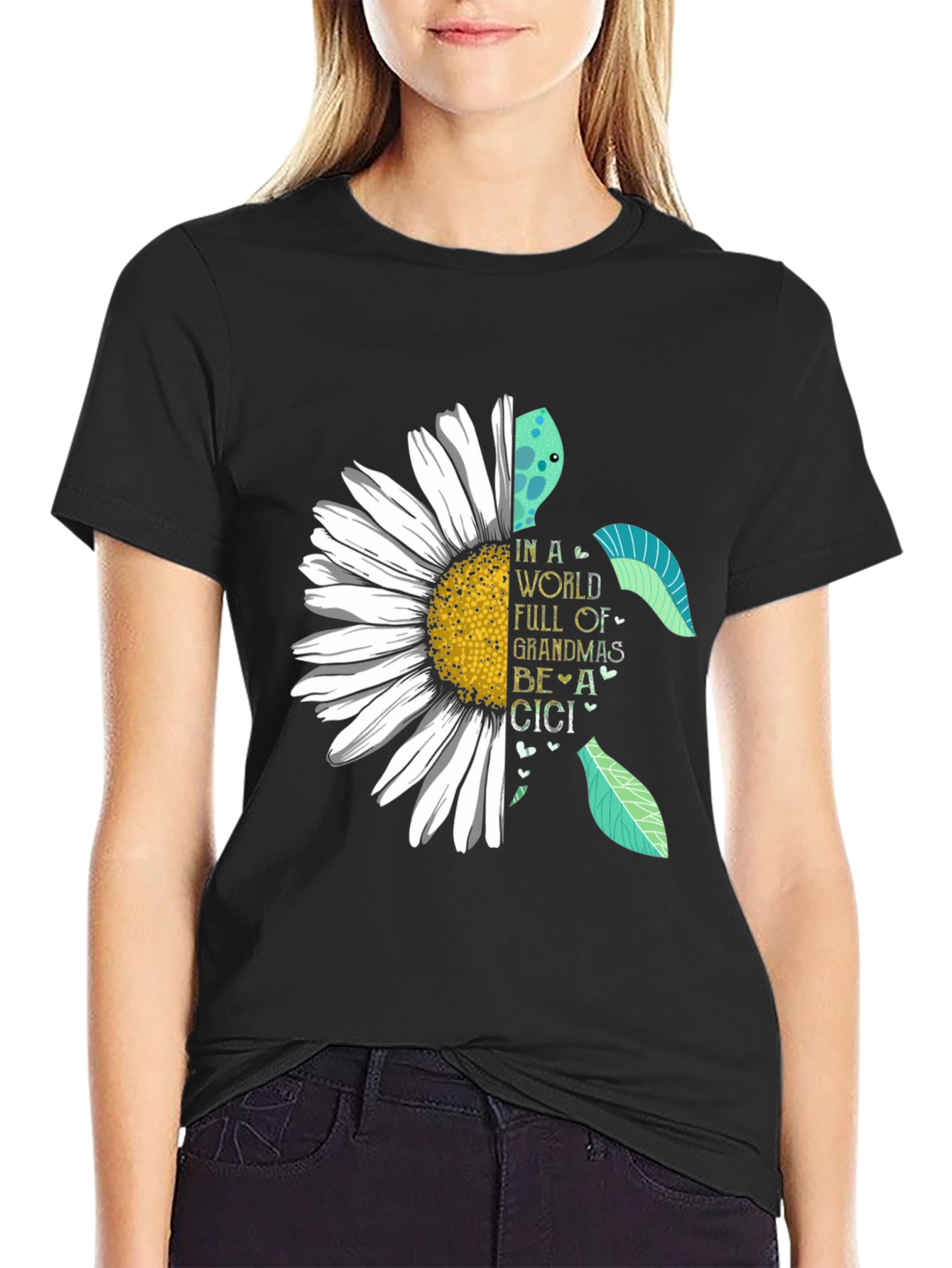 Turtle Sunflower Cici T-Shirt