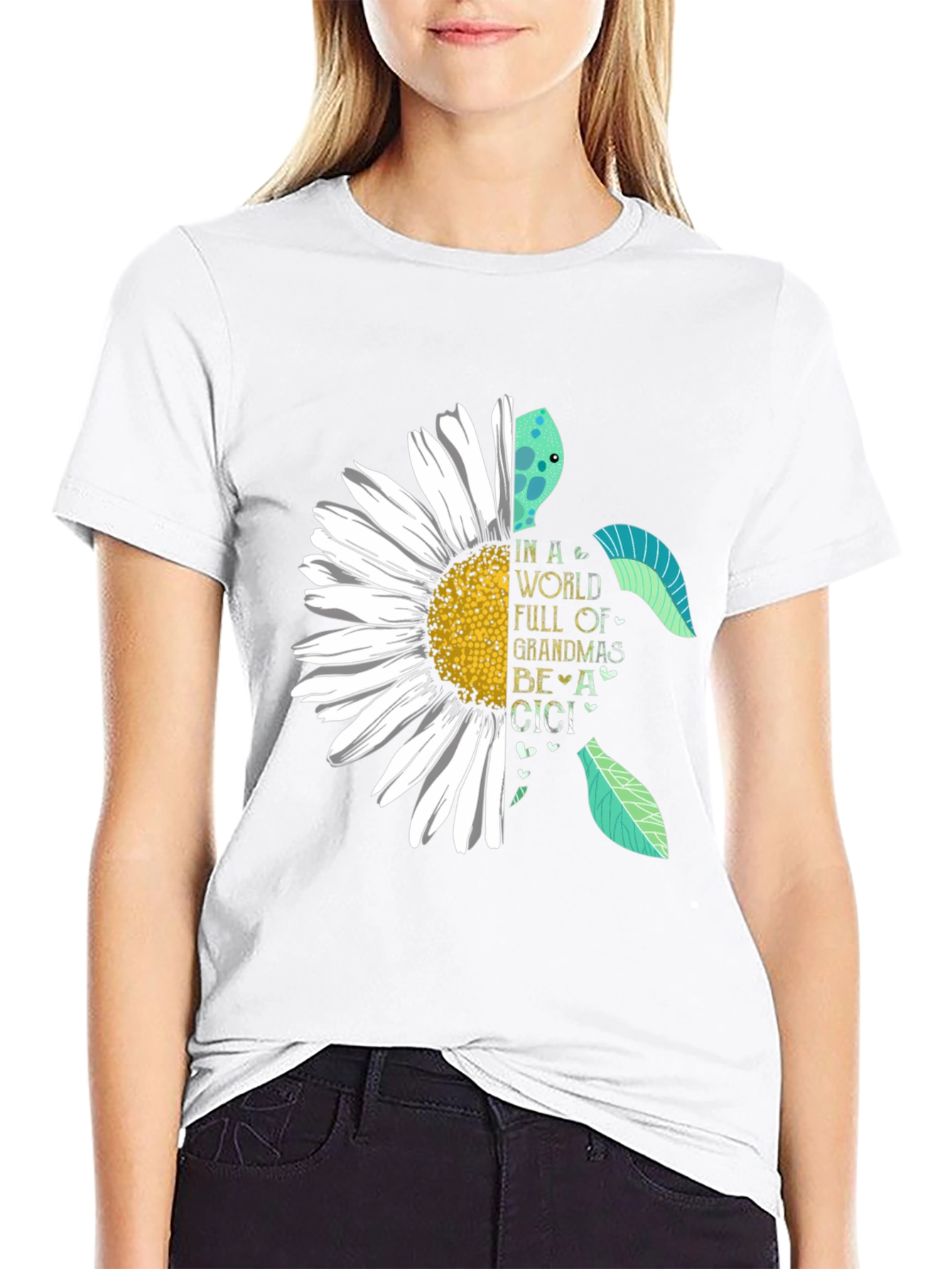 Turtle Sunflower Cici T-Shirt
