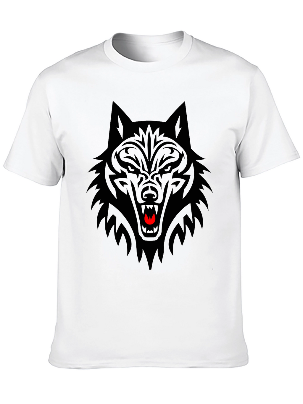Black Wolf Graphic Tee - Fierce Design