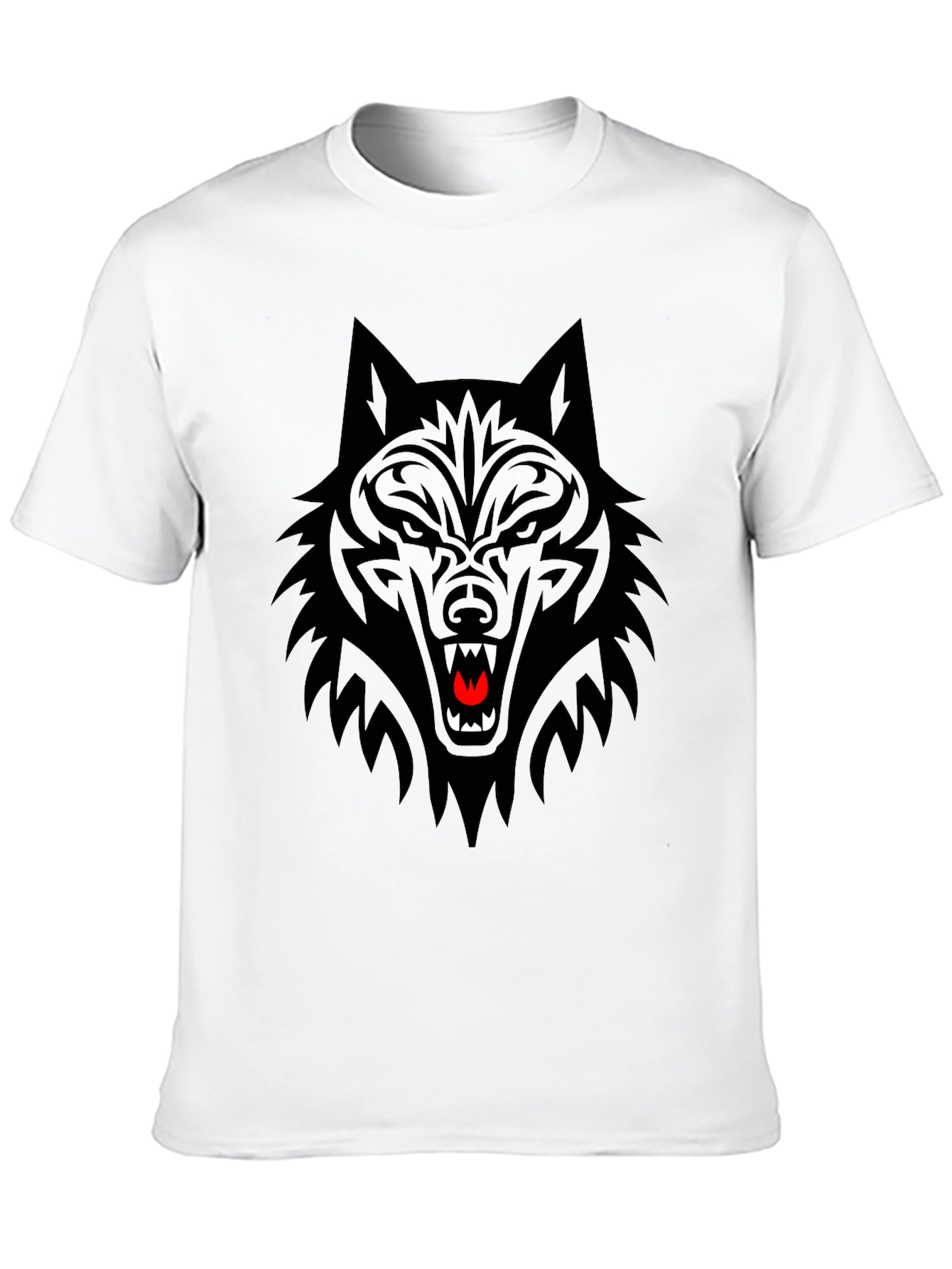 Black Wolf Graphic Tee - Fierce Design