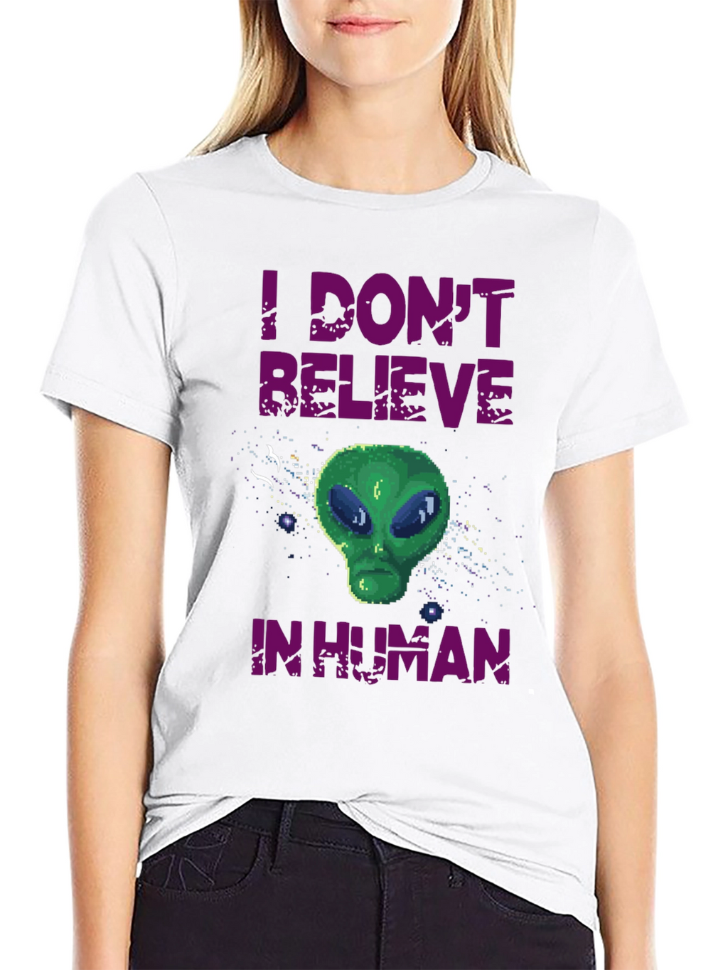 I Dont Believe in Human Graphic T-Shirt