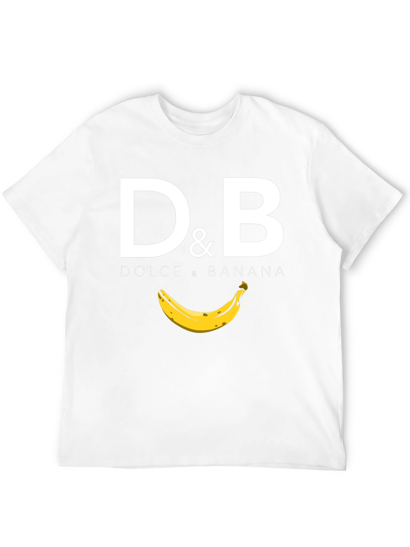 Dolce & Banana Black Graphic T-Shirt