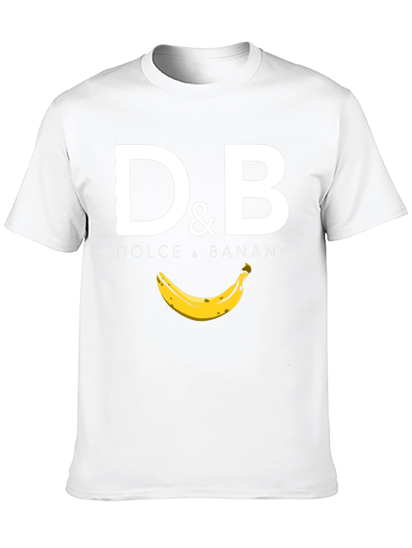 Dolce & Banana Black Graphic T-Shirt
