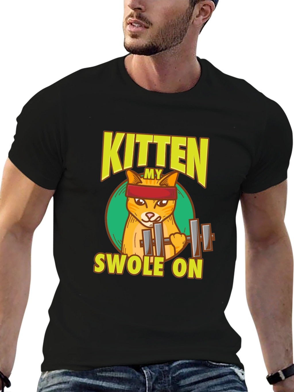 My Kitten Swole On T-Shirt - Gym Cat