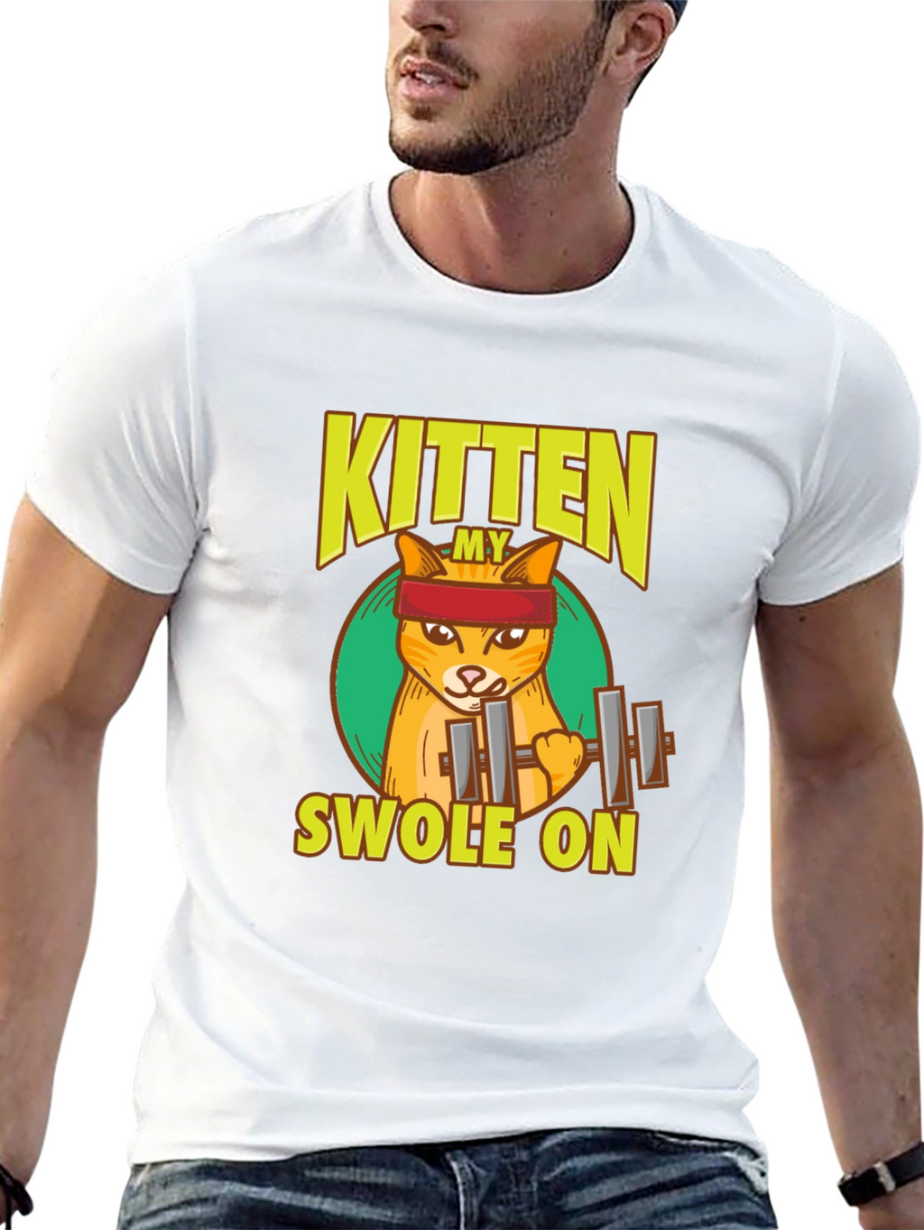 My Kitten Swole On T-Shirt - Gym Cat