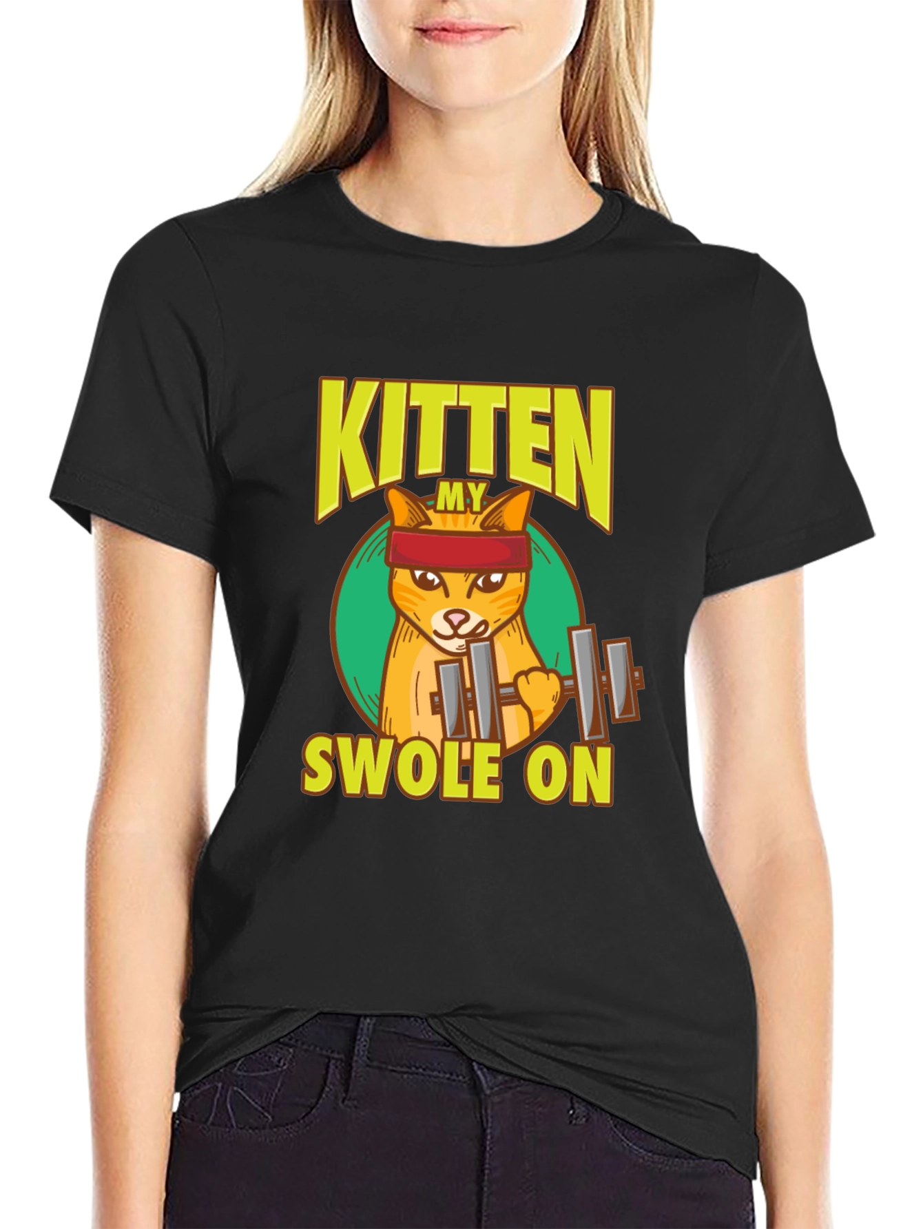 My Kitten Swole On T-Shirt - Gym Cat