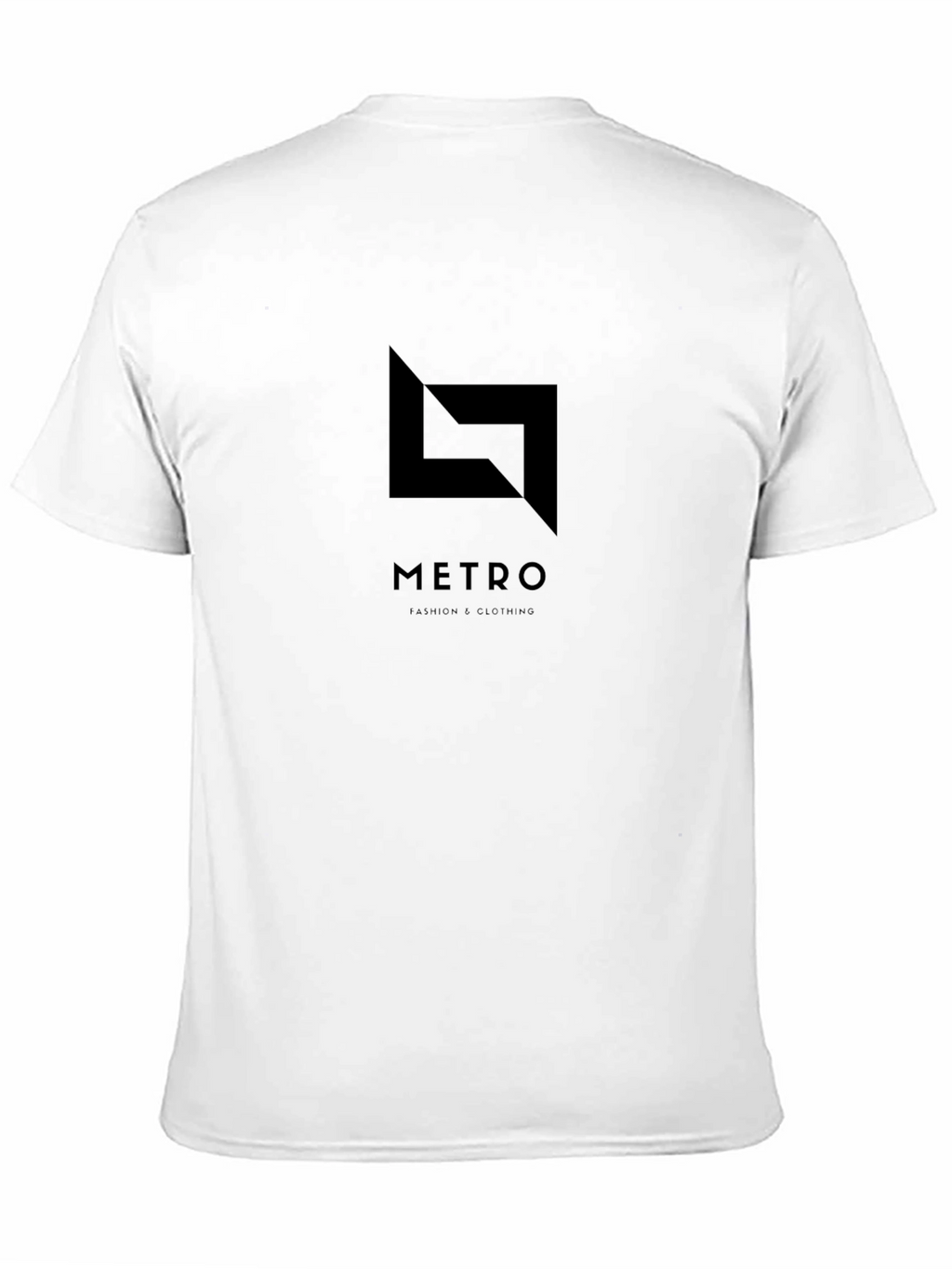 Metro Logo Black T-Shirt - Modern Urban Style
