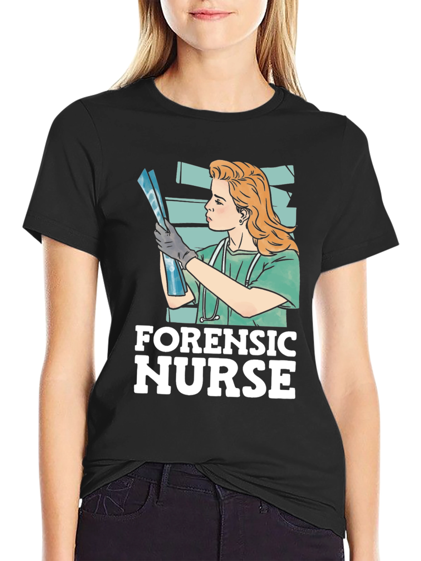 Forensic Nurse Graphic T-Shirt