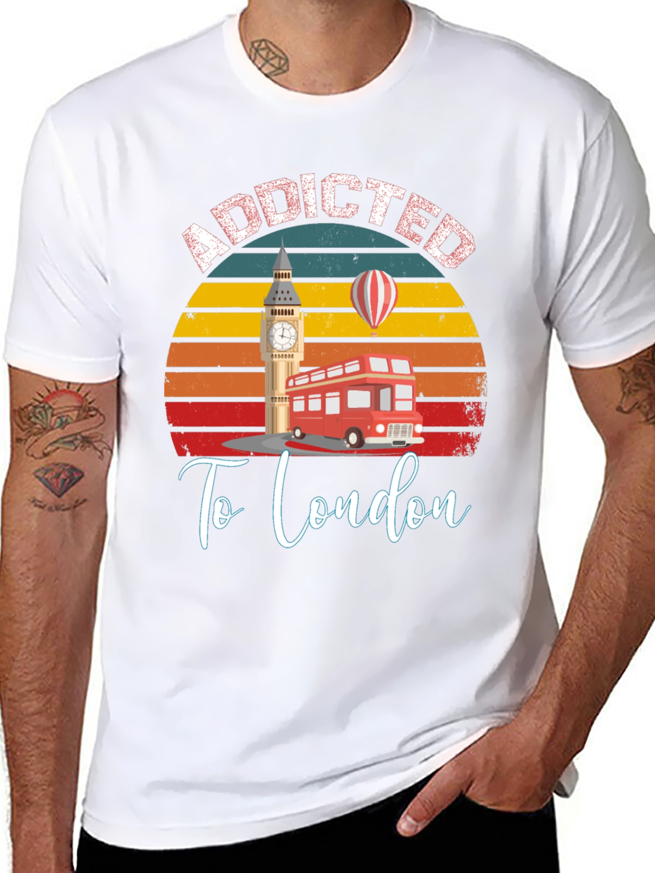 Addicted to London Graphic T-Shirt