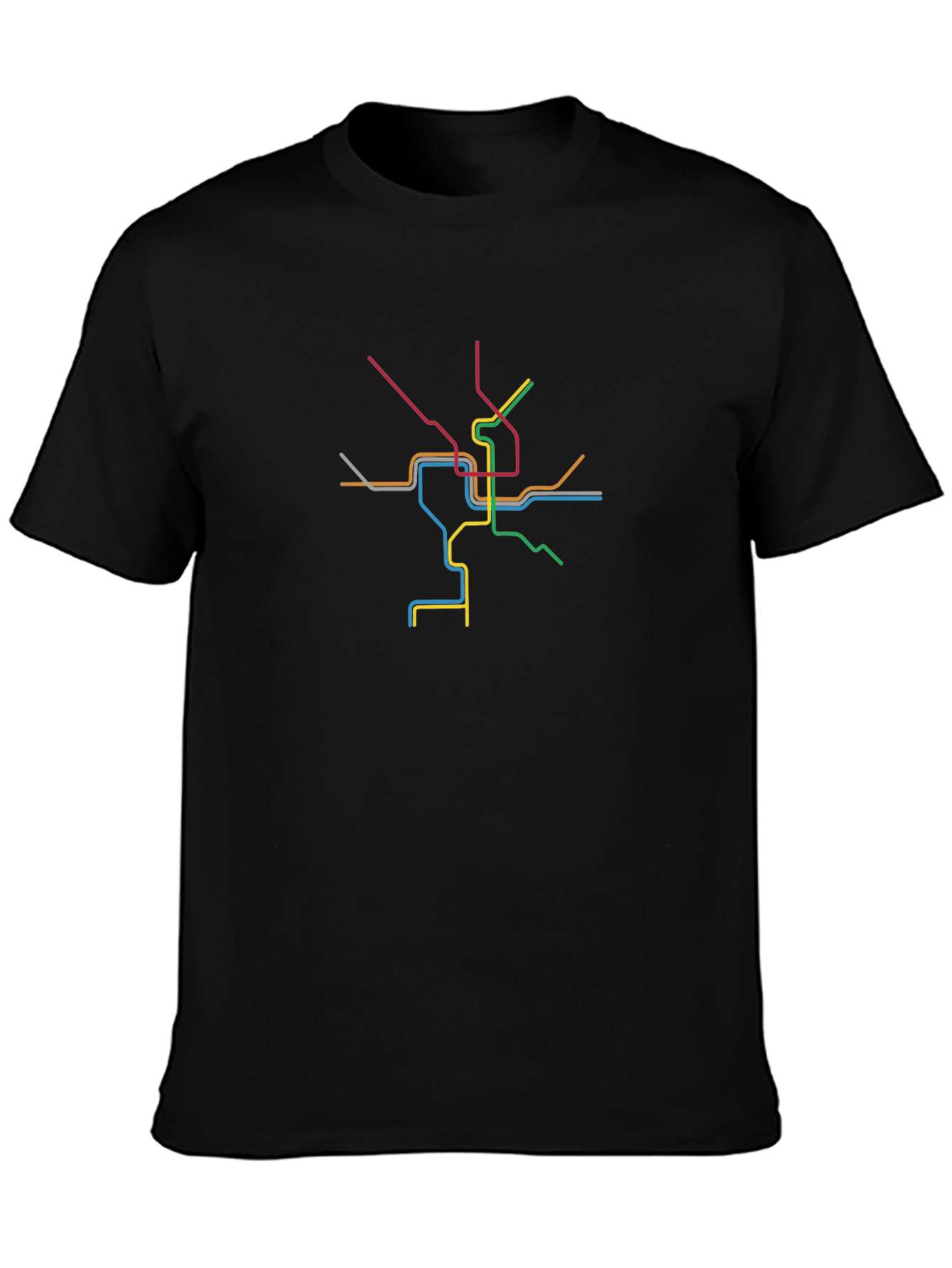 Metro Line T-Shirt - Graphic Tee for City Lovers