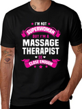 Massage Therapist Superwoman Graphic T-Shirt