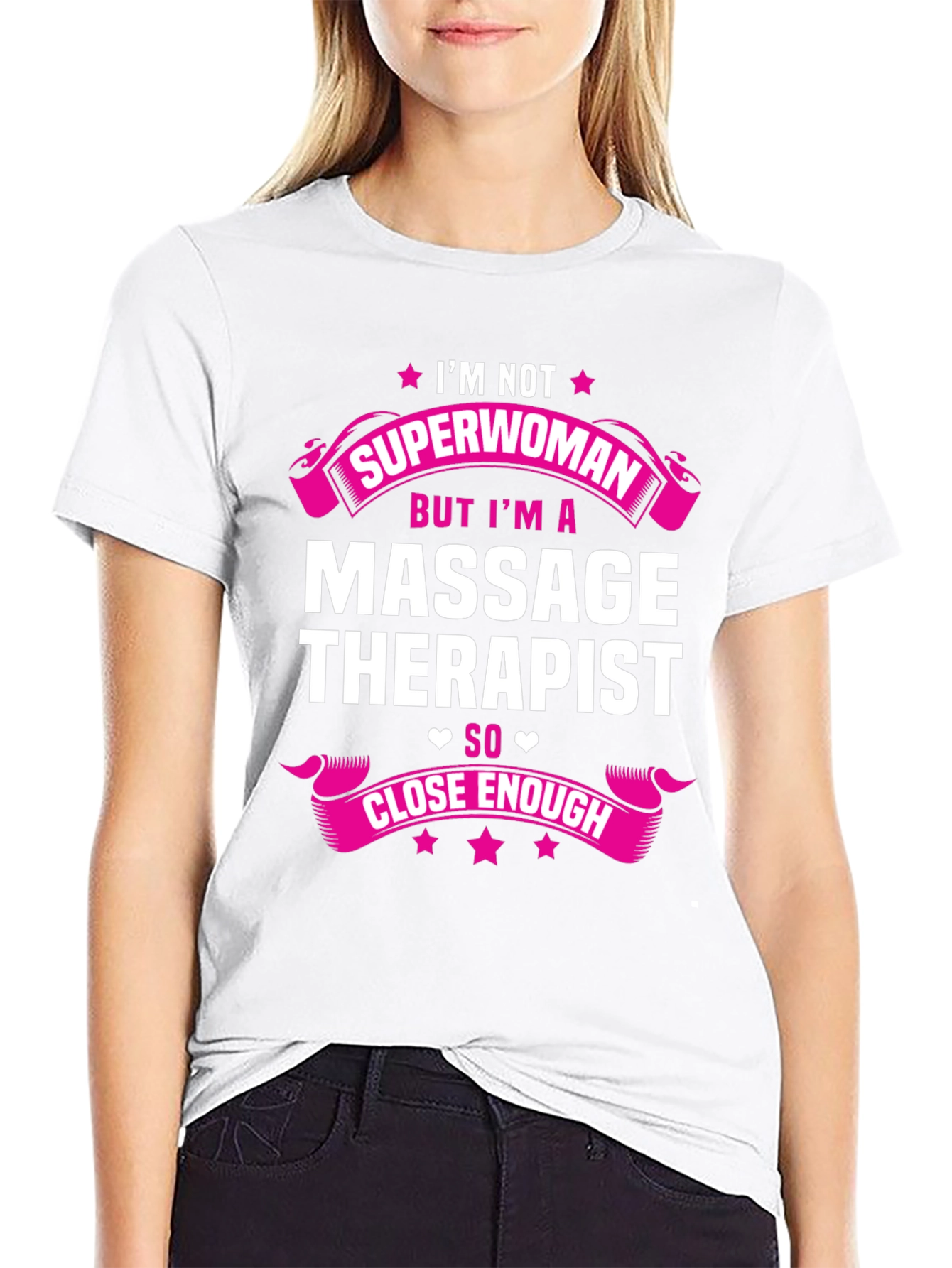 Massage Therapist Superwoman Graphic T-Shirt