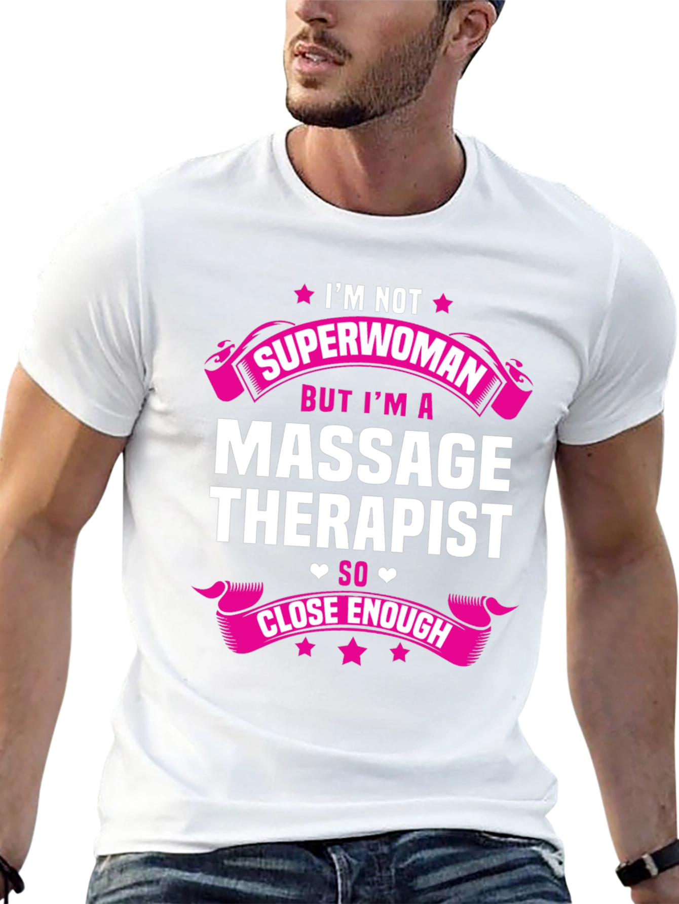 Massage Therapist Superwoman Graphic T-Shirt