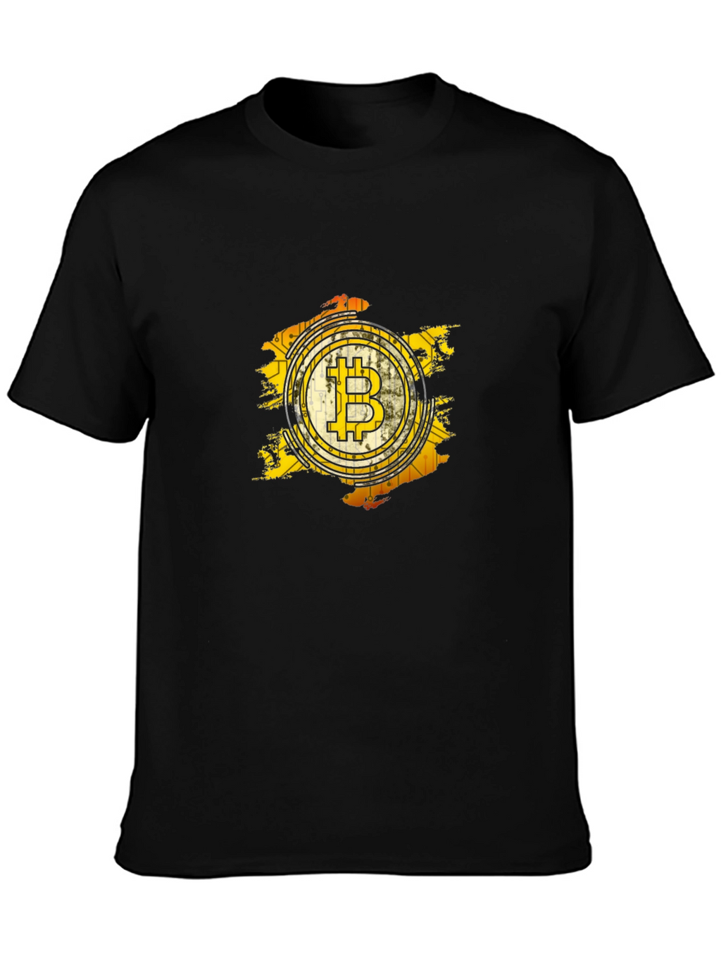Bitcoin Logo Graphic Tee - Black