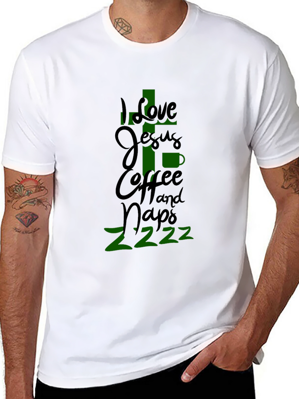 I Love Jesus Coffee and Naps T-Shirt