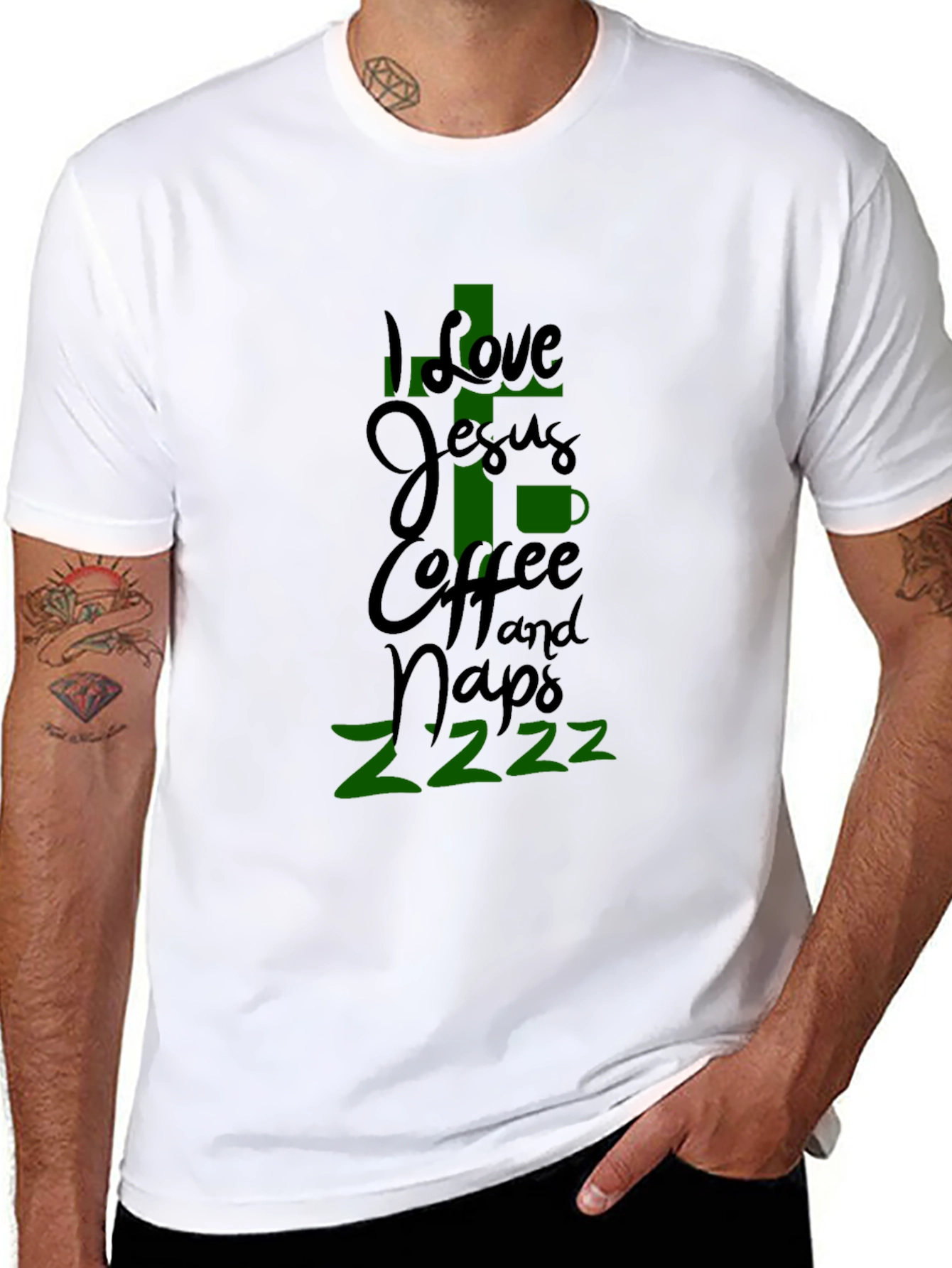 I Love Jesus Coffee and Naps T-Shirt