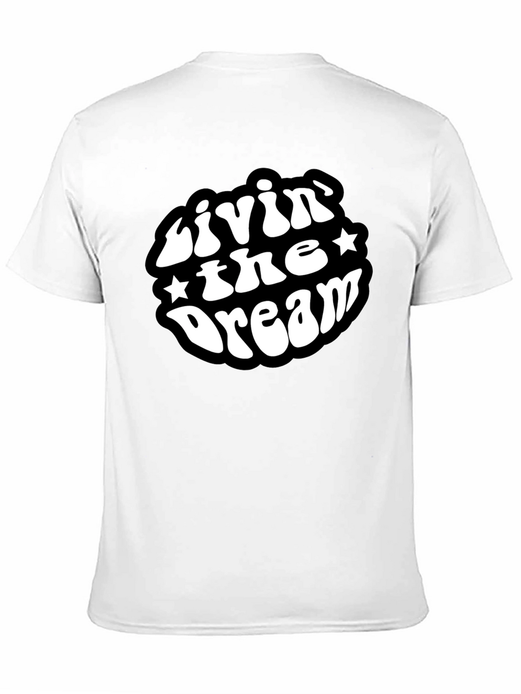 Livin The Dream Black Graphic T-Shirt