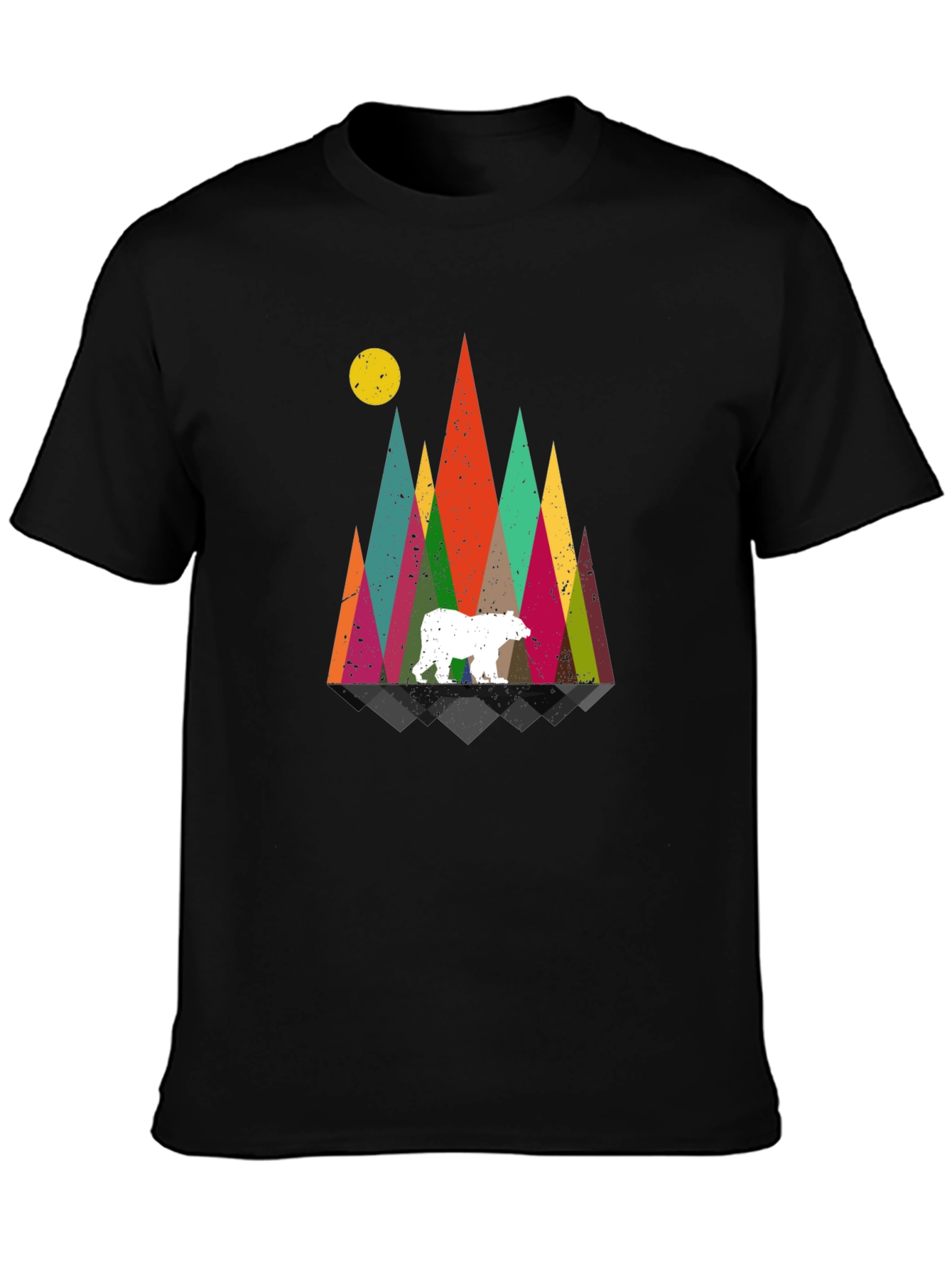 Geometric Bear Mountain T-Shirt