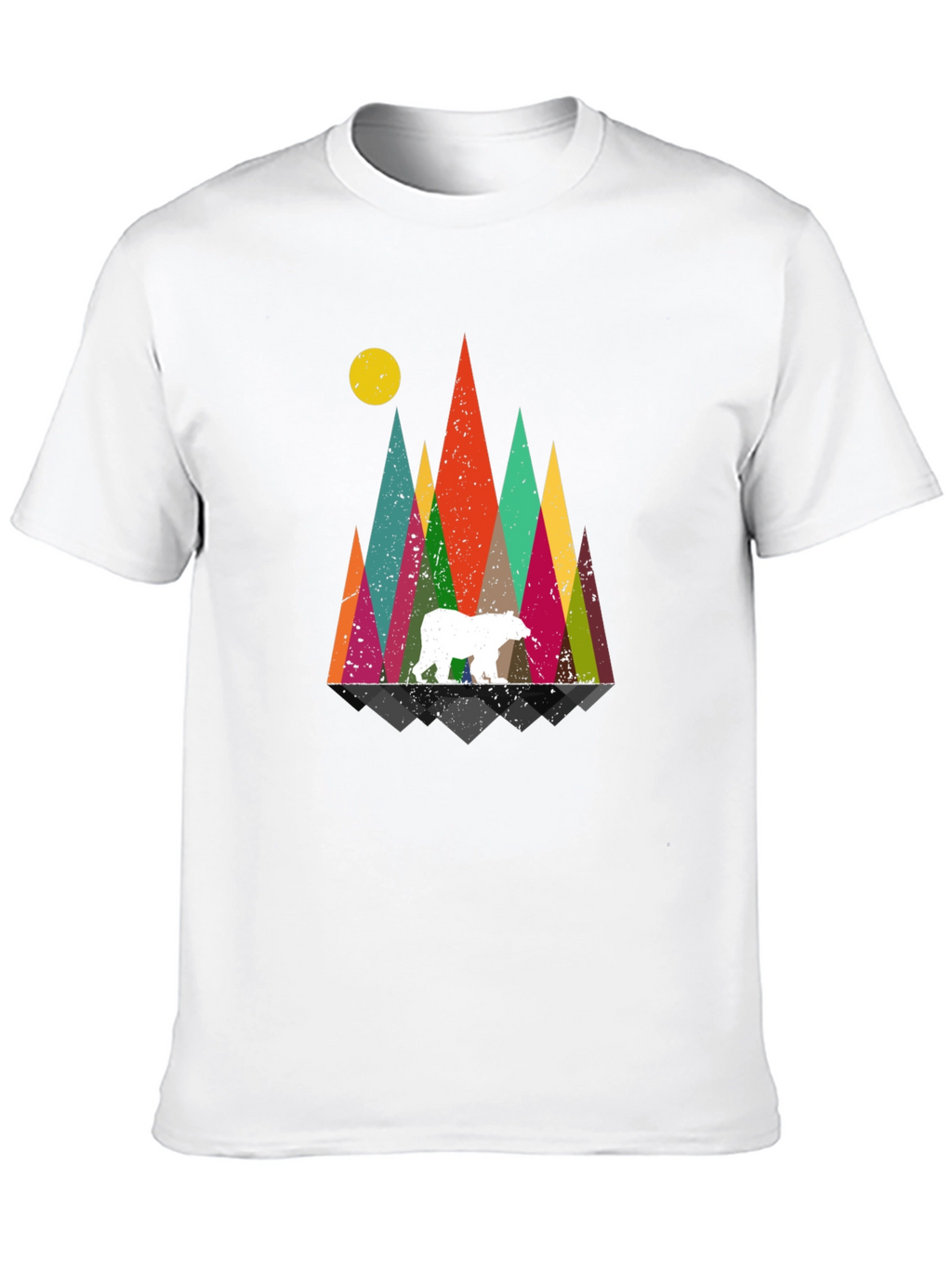 Geometric Bear Mountain T-Shirt