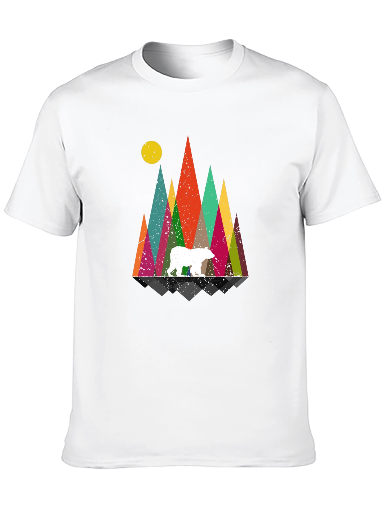 Geometric Bear Mountain T-Shirt