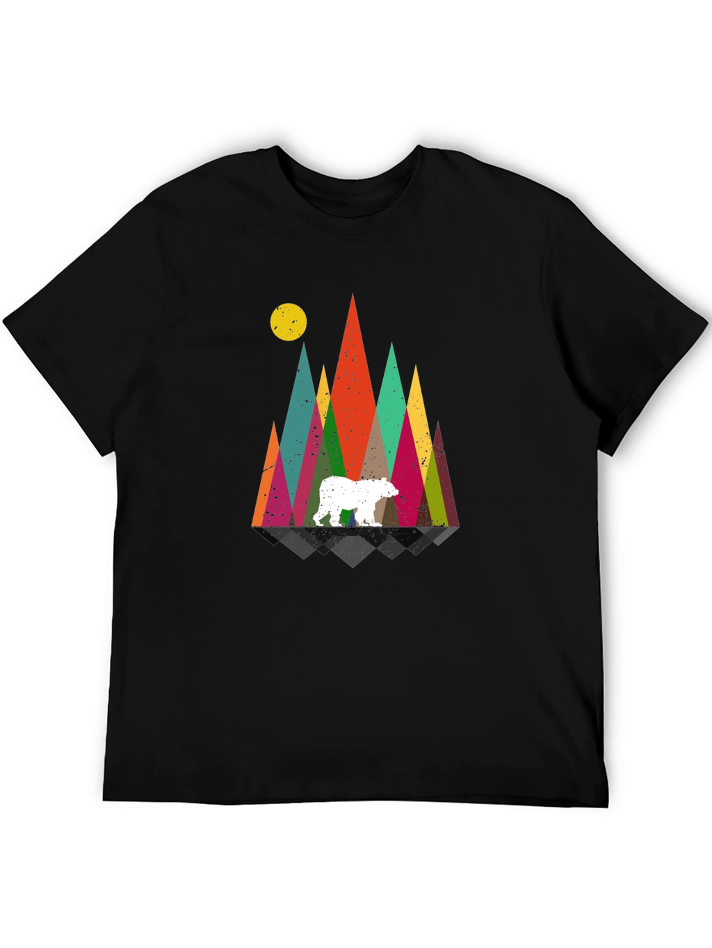 Geometric Bear Mountain T-Shirt